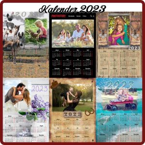Fotokalender 2023 in 6 tollen Designs